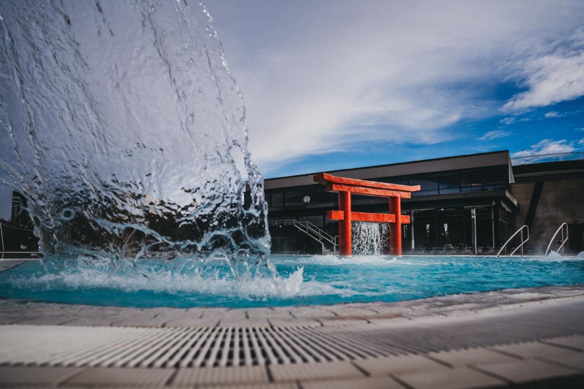 באד ארלאך Linsberg Asia Hotel, Spa & Therme - Adults Only מראה חיצוני תמונה